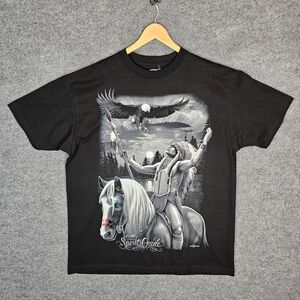 Wild Spirit Guide (DGA) David Gonzales Art Native American T-Shirt